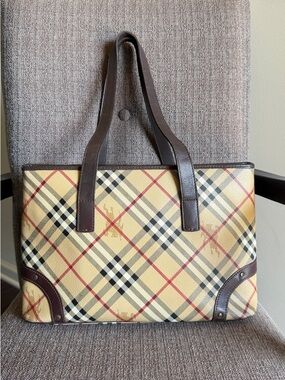 Authentic Burberry Vintage Canvas Bag